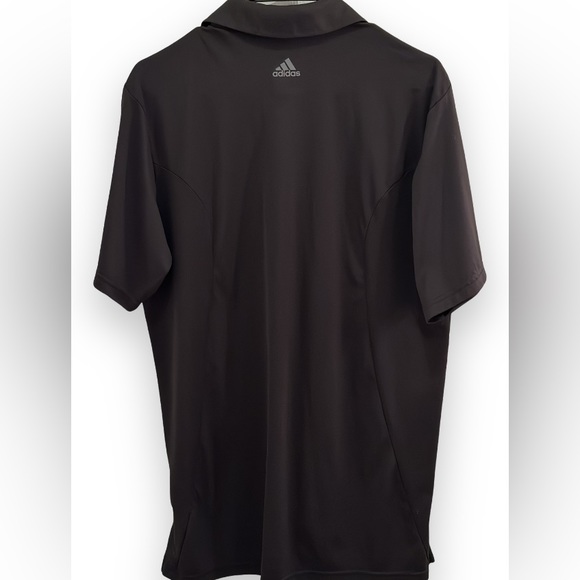 Men’s Golf Polo Adidas Size L Black and Neon Green - Picture 4 of 5